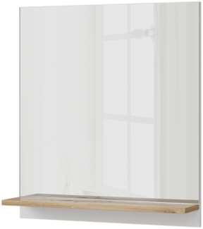 Badspiegelschrank Marelle Weiß/Artisan 60 x 67 cm mit Regal Vicco