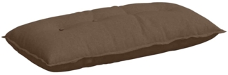vidaXL Rückenkissen Braun 100 x 19 x 50 cm Stoff 42014748