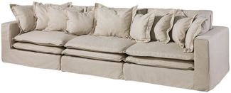 Sofa 3-Sitzer 341x117x90 beige SYLT