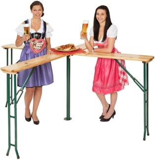 tectake Stehtisch Quattro (1-St, 1 tlg), klappbar und standfest