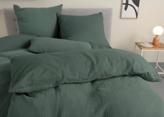 OTTO home Wendebettwäsche Sari3, Musselin, Renforcé, 2 teilig, NEUHEIT: aus 100% Baumwolle in weichem Musselin, Rückseite Renforcé