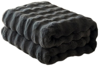 Wohndecke Kuscheldecke Überwurfdecke Decke Sofa Sofaüberwurf Sofadecke Couch, MODFU, 130x160 cm Kunstvlies Couchdecke Flauschig Blanket Warm Weich Winter