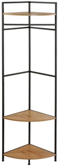 Casâme Eck-Kleiderständer-Regal H167 cm - LEXIE - Schwarz