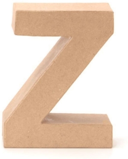 Glorex Papp-Buchstabe Z 17,5 x 5,5 cm