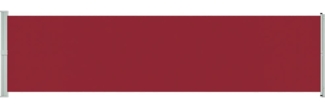 vidaXL Seitenmarkise Ausziehbar 600x160 cm Rot 313378