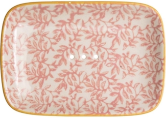 Tranquillo Seifenschale tranquillo Seifenschale 'FLORAL' aus Steinzeug, Breite: 13,5 cm