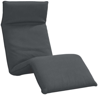vidaXL Gartenliege Sonnenliege Klappbar Anthrazit 175 x 54 x 8,5 cm Oxford-Gewebe, 1 St.