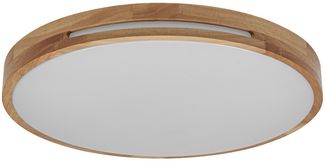 Osram LED Deckenleuchte Orbis Woodburry 30 cm 16W dimmbar Holzdekor
