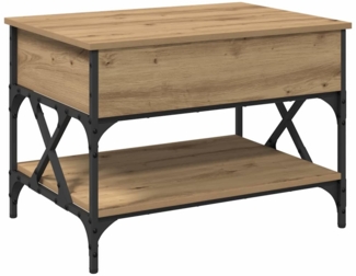 vidaXL Couchtisch Artisan-Eiche 70x50x50cm Holzwerkstoff 883039