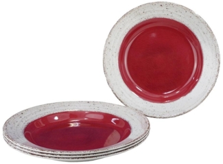 Gimex Set tiefe Teller Casa Terracotta 4-tlg.