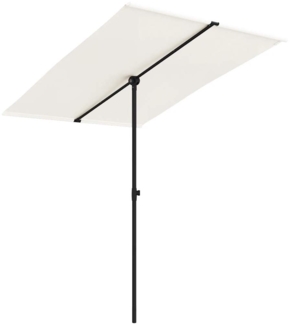 vidaXL Sonnenschirm mit Aluminium-Mast 2x1,5 m Sandweiß 47337