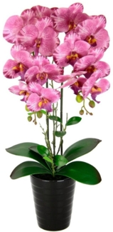 Kunstblume Orchidee, I.GE.A, Höhe 58 cm, Im Topf Phalaenopsis Orchidee Phalaenopsis mit Übertopf Hochzeit