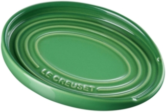 LE CREUSET Schüssel Löffelablage oval bamboo 16cm, Steingut, (Schüsseln & Schalen)