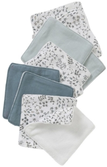 vertbaudet Waschlappen 10er-Pack Baby Waschlappen mit Aufbewahrungsbeutel, 10er-Pack