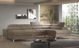 Wohnideebilder Lacante Hellbraun Ecksofas & Eckcouches CO-LAC-RT-20NU