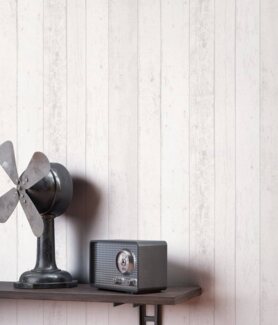 Newroom Vliestapete, Grau Tapete Landhaus Holz - Holztapete Holzwand Vintage Shabby Chic Holzbalken Holzlatte für Wohnzimmer Schlafzimmer Küche, Holztapete, Holzwand