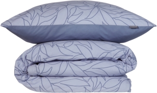 Schiesser Bettwäscheset Leaves - Renforcé - 2-teilig - 155x220 cm - Lavendel