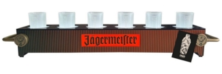 Jägermeister Tablett Jägermeister Shot-Serviertablett mit LED– Das Highlight für stilv