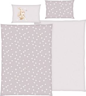 Baby Best Babybettwäsche BabyBest Flower Bunny, Flanell, 2 teilig, Flanellbettwäsche