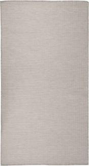 vidaXL Outdoor-Teppich Flachgewebe 80x150 cm Taupe