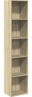 vidaXL Bücherregal Sonoma-Eiche 40x30x189 cm Holzwerkstoff 857887