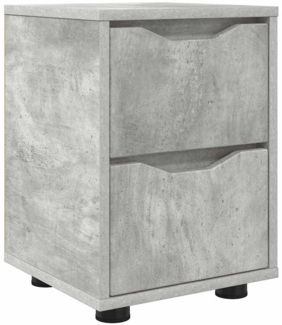 vidaXL Nachttisch Beton Grau 30,5 x 30 x 43 cm Holzwerkstoff 888803