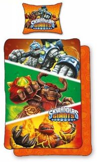 Skylanders Bettwäsche Set aus Baumwolle Bettdeckenbezug 140 × 200 cm mit 70 × 90 cm Kissenbezug