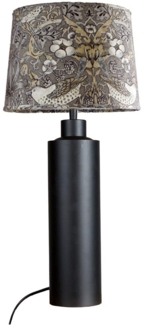 PR Home 4164403-010 Tischleuchte Solo Schwarz Matt Stoffschirm Bunt 58cm