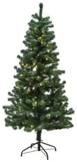 Weihnachtsbaum künstlich PVC ALEX Klasse B 200X106 cm m/LED NORDIC WINTER (780-117)