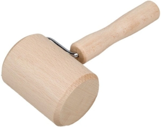 Gravidus Teigroller Eckenroller Teigrolle zylindrisch aus Holz für Backblech Ecken