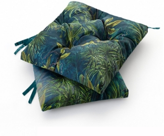 Bjird Stuhlkissen 45x45 cm - Wasserdichtes Gartenkissen für Stühle & Sessel, Wetterfest & Pflegeleicht - Dickes Sitzkissen 6 cm - Outdoor geeignet