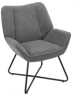 Woltu Ohrensessel (1-St), Relaxsessel mit Metallrahmen, Sessel bis 150 kg, aus Leinen