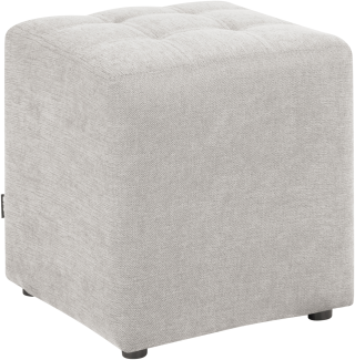Pouf KANSAS Hellgrau 38 cm 38 cm