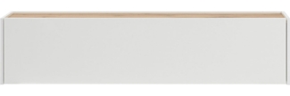 Hängeschrank Cintia / City , Holzwerkstoff , Weiß, Holzfarben , 150 x 35 x 30 cm