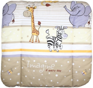 Primawela Wickelauflage Baby Wickeltischauflage Auflage für Wickeltisch - Safari