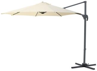 TLGREEN Sonnenschirm,300cm Terrassenschirm,UV50+ für Garten,Pool,Strand,Terrasse,180 g/m², 360°drehbar, Kippbar, Wasserdichtes, Rund