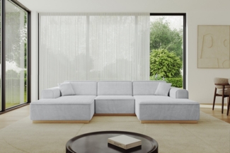 ALTDECOR Wohnlandschaft IREA-U1-v2, Sofa Praktische Bequeme Funktionsecke Couch U-Form Eckcouch, Corner Sofa U-Form Vielseitige Sofa Wohnlandschaft Wohnzimmer