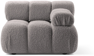 Micadoni Modul Bellis Rechts Boucle Hellgrau