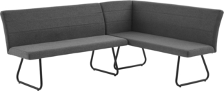 OTTO home Eckbank Blee, pflegeleichter Strukturstoff, komfortable Polsterung, Metallgestell