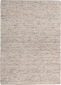 Handweb Teppich Murnau, Farbe: natur grau, Größe: 70x140 cm