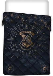 Harry Potter Bettdecke 140x200 cm – Magische Tagesdecke für das Kinderzimmer