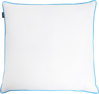 Kopfkissen ANETO Niedrig Entenfedern und Daunen 80 x 80 cm Weiß