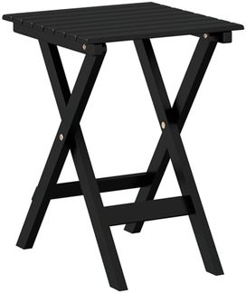 vidaXL Beistelltisch Klappbar Schwarz Massivholz Pappel 4008871