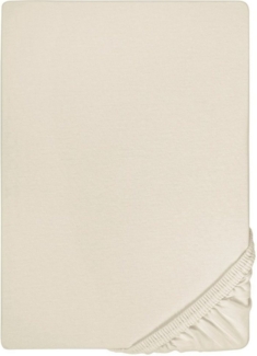 biberna Jersey-Elastic-Boxspring-Spannbetttuch 0077640, grau, 1x 140x200 cm - 160x220 cm