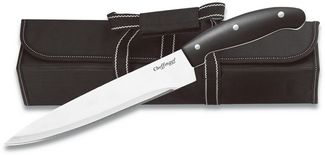 Cheffinger 10-teiliges Messer-Set aus Edelstahl mit Holzgriff & Tragetasche