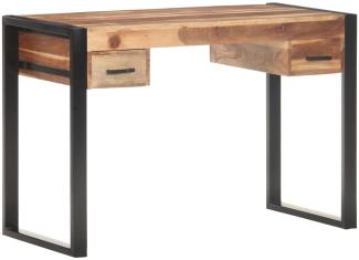 Schreibtisch, Massivholz Palisander-Finish, 110 x 50 x 76 cm
