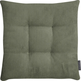 Magma Heimtex Stuhlkissen Sitzkissen INGA, Dunkelgrün, B 35 cm, L 35 cm