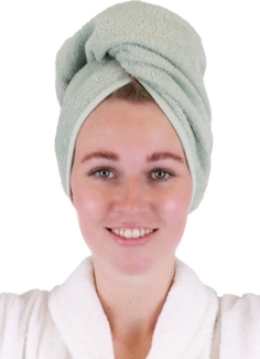 Betz Turban-Handtuch mit Knopf BERLIN Kopfhandtuch Haarturban, (1-St)