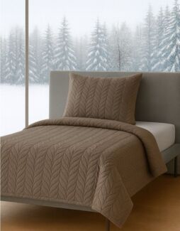 One Home Bettwäsche Prägemuster Blumen, Flanell, 2 teilig, geblümt Damast, kuschelig flauschig Warm Weich Flanell Teddy Plüsch