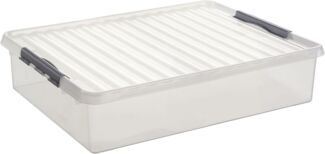 Sunware Bettbox Q-Line 60 l transparent 80 x 50 x 18 cm Aufbewahrungsbox